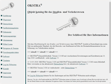 Tablet Screenshot of okstra.de